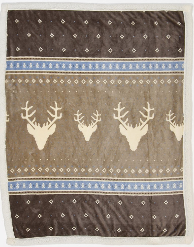 633 Kuscheldecke Le Cerf