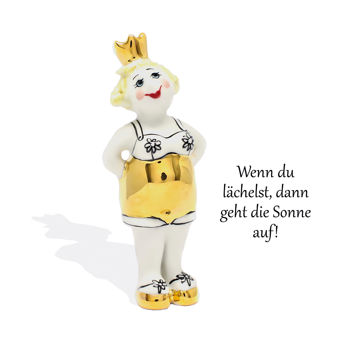 Untersetzer für Frauen - Wenn du lächelst, dann geht die Sonne auf!