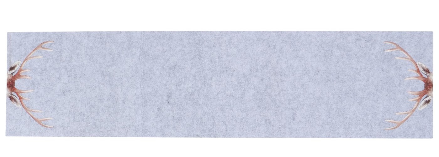 716 Läufer Aspen aus Filz grau