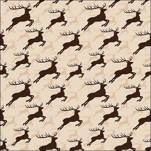 40 Serviette Jumping Deer
