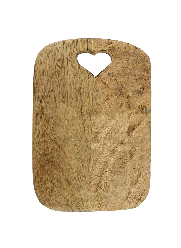 1025.2 Schneidbrett Mango Herz klein