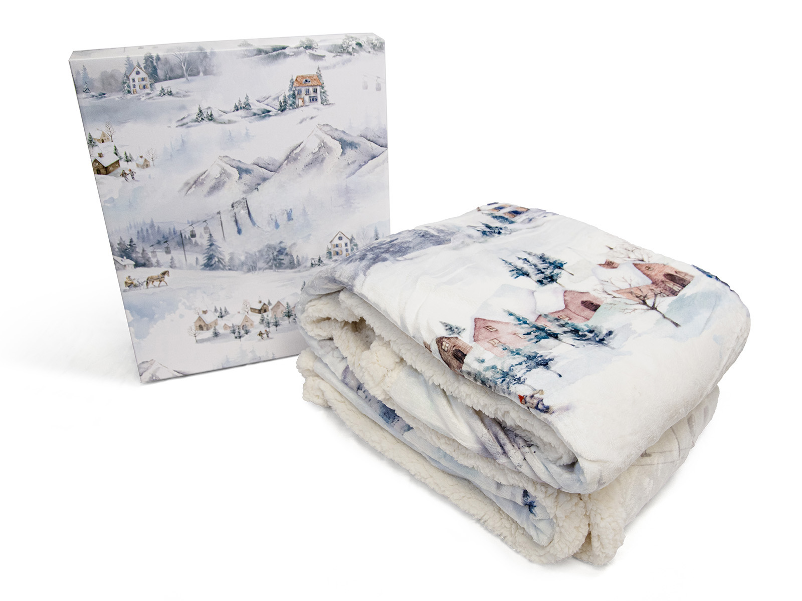 634 Kuscheldecke Berglandschaft