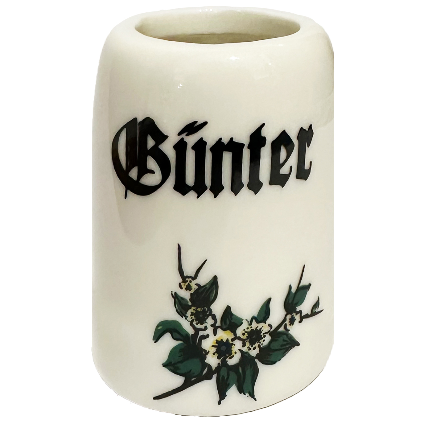 Stamperl mit Motiv und Name