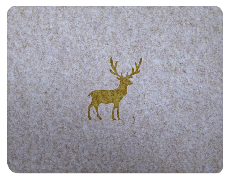 395.3 Plätzest Tjark2 Geweih grau Filz 