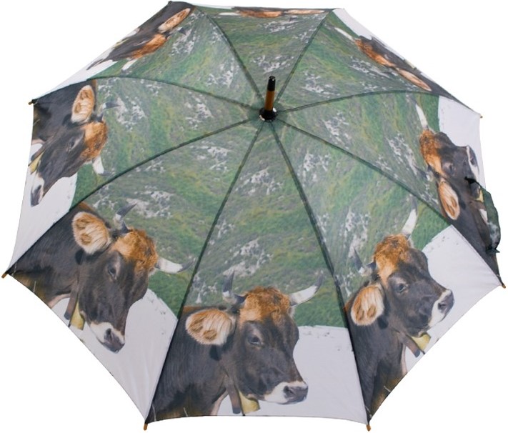 1048 Regenschirm Allgäuer dunkle Kuh