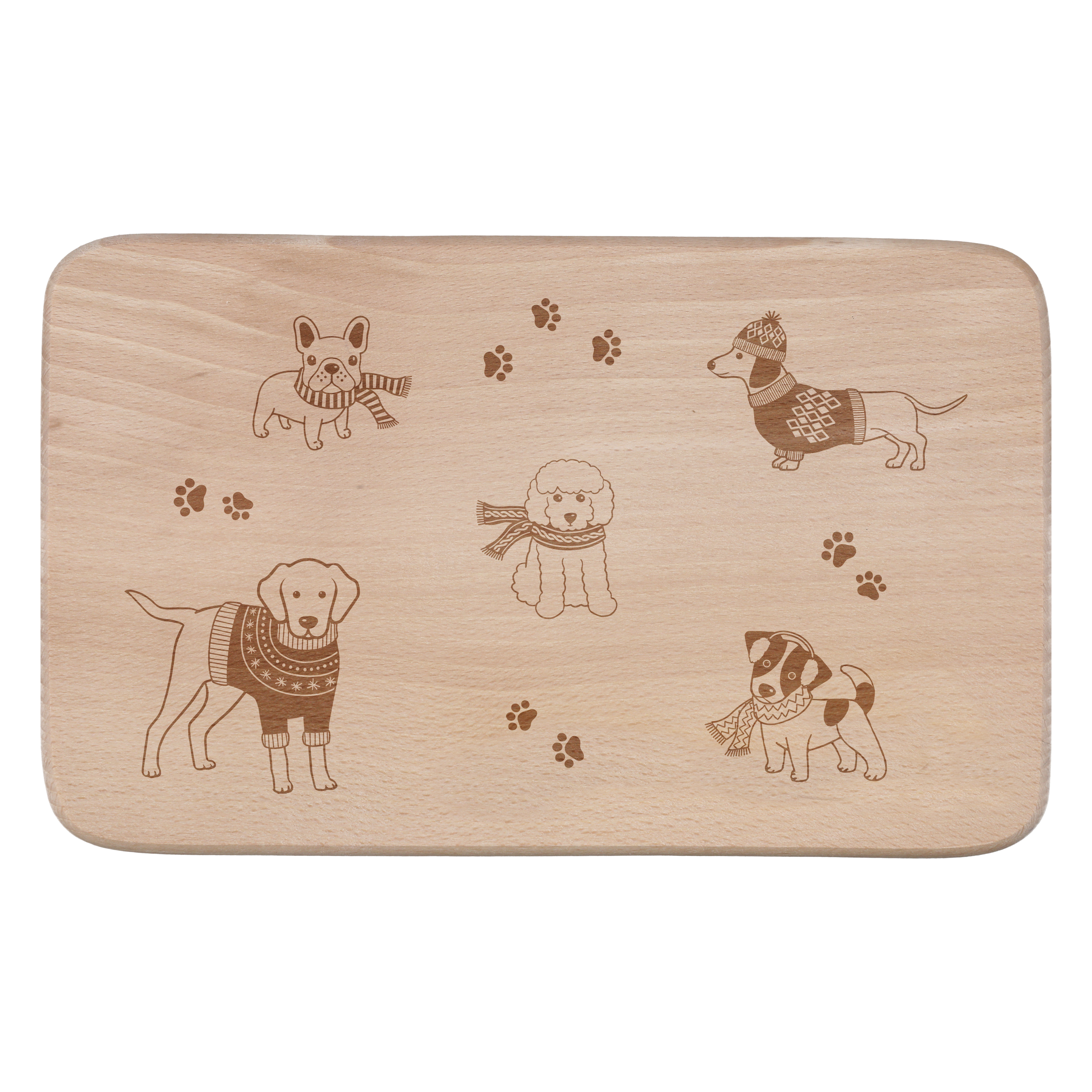 994.19 Brotzeitbrett Hundegruppe