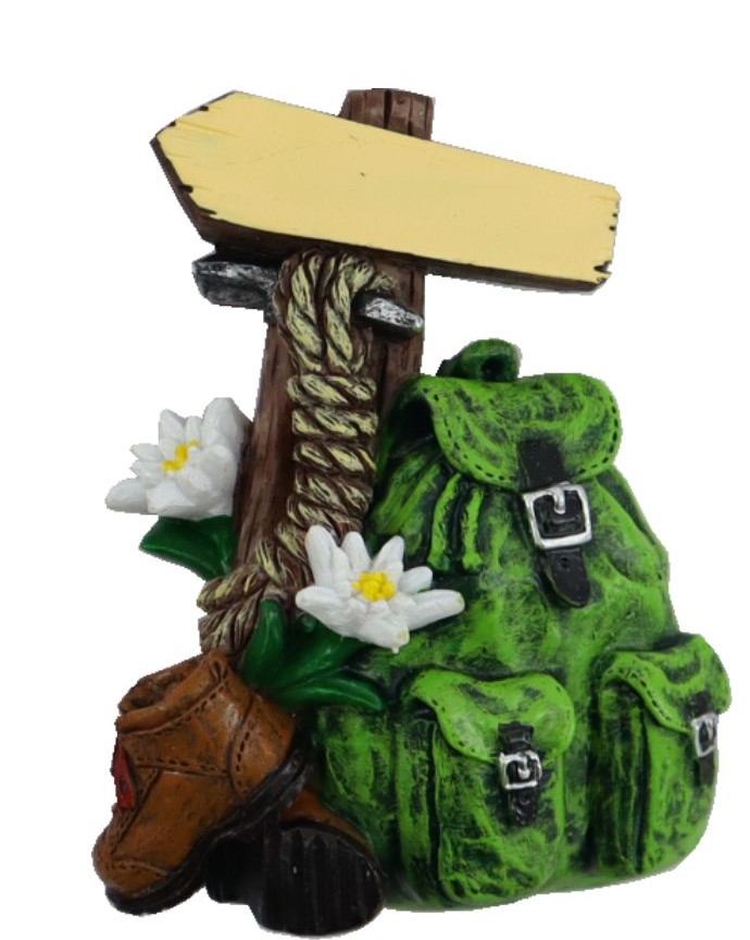 1298 Rucksack Magnet grün