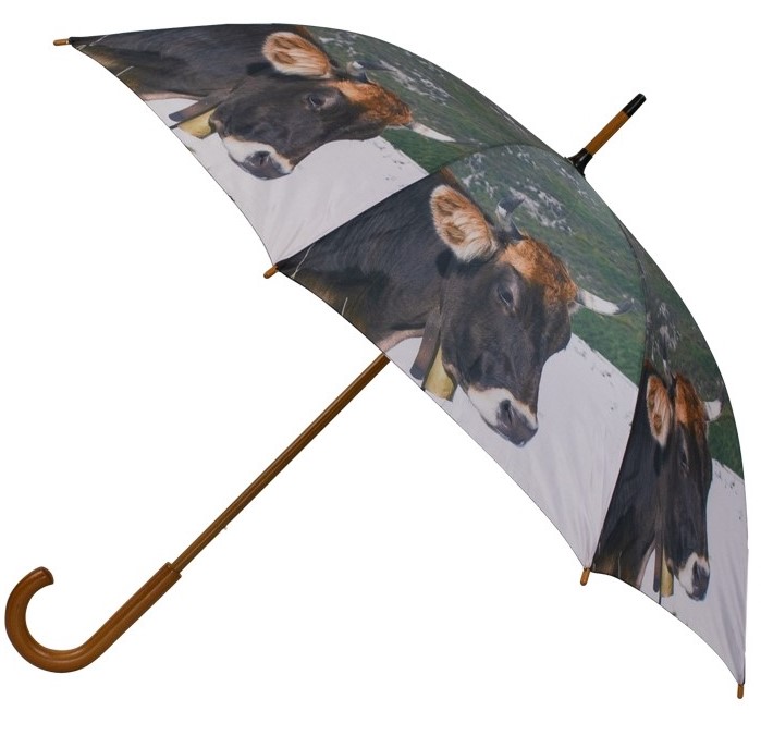1048 Regenschirm Allgäuer dunkle Kuh