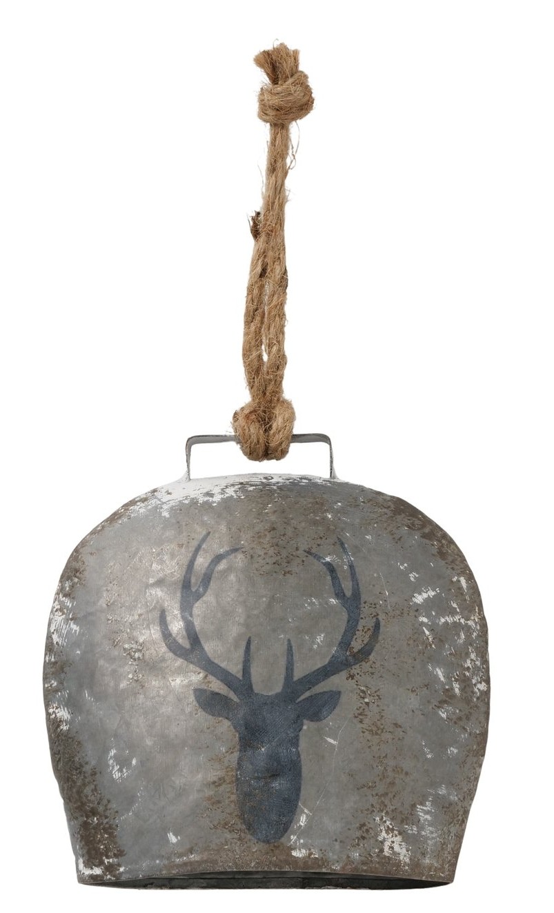 1133.1 Kuh Glocke silber Hirsch Reinhold gr.