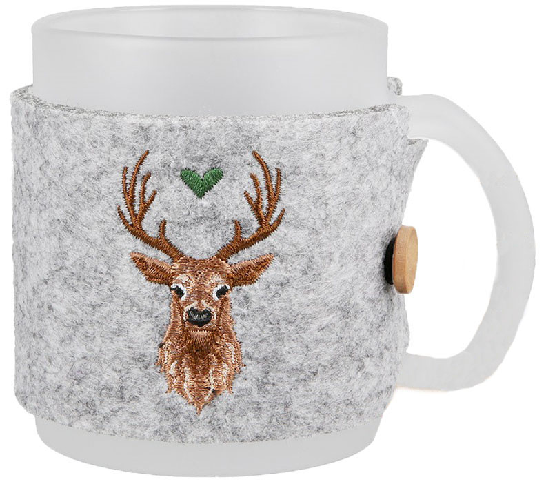 970 Tee/Kaffeetasse mit Filzmantel 
