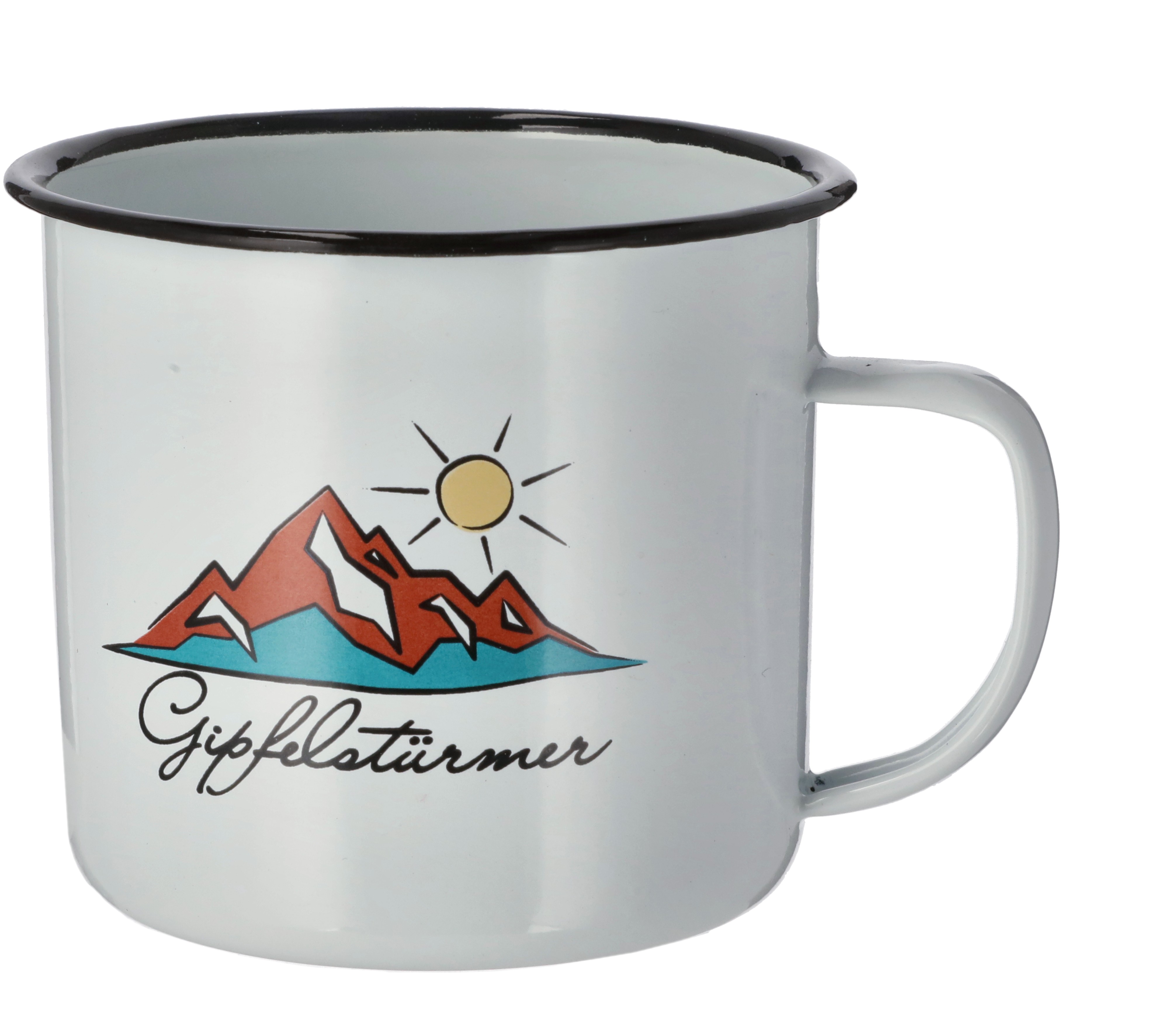 965.2 Berg-Gipfelstürmer Metall Becher ⛰️ 