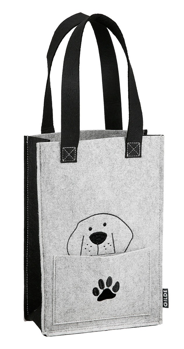 518.1 Filztasche "Hundebande" anthrazit