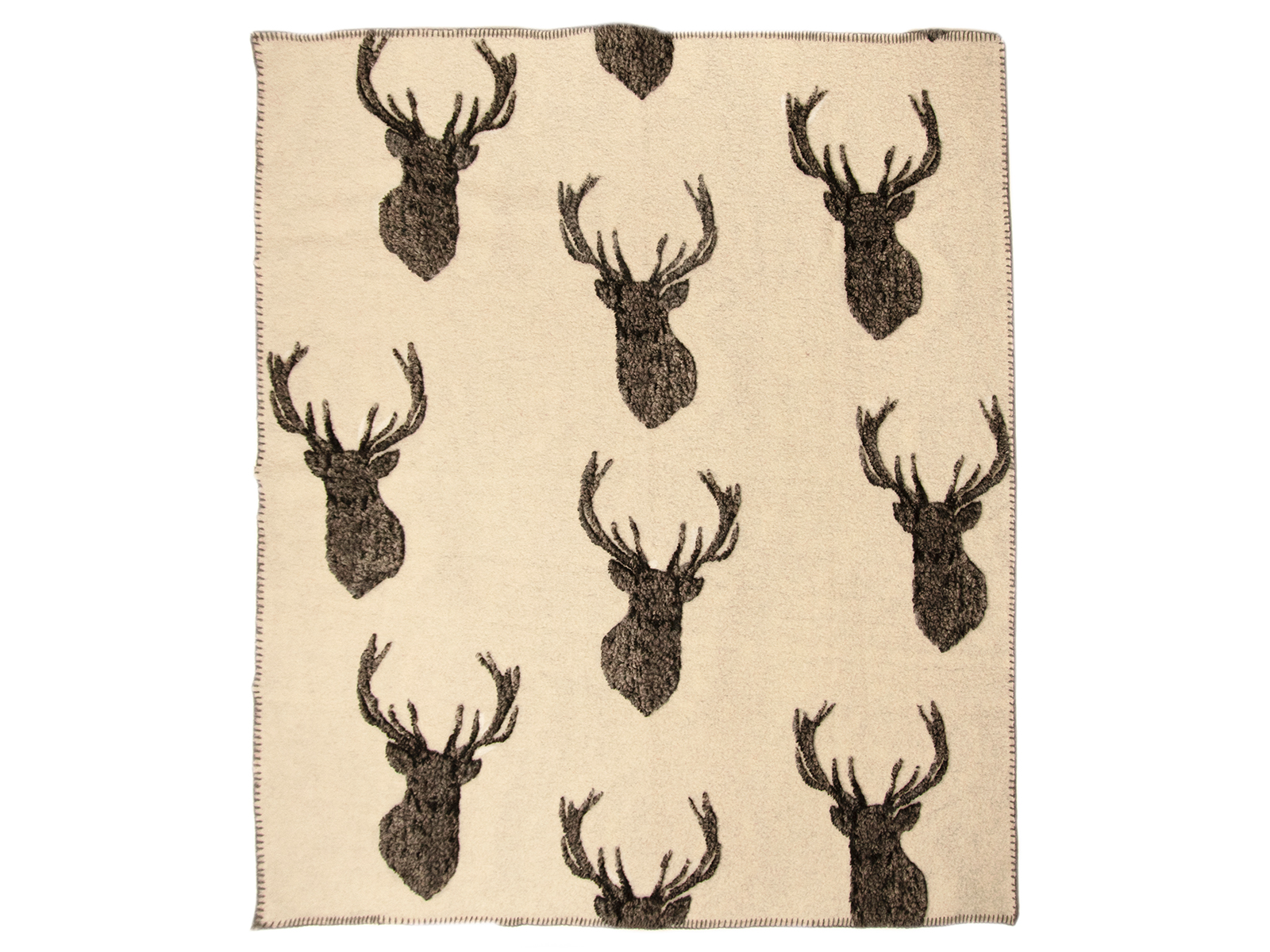 629 Kuscheldecke August im Wald creme