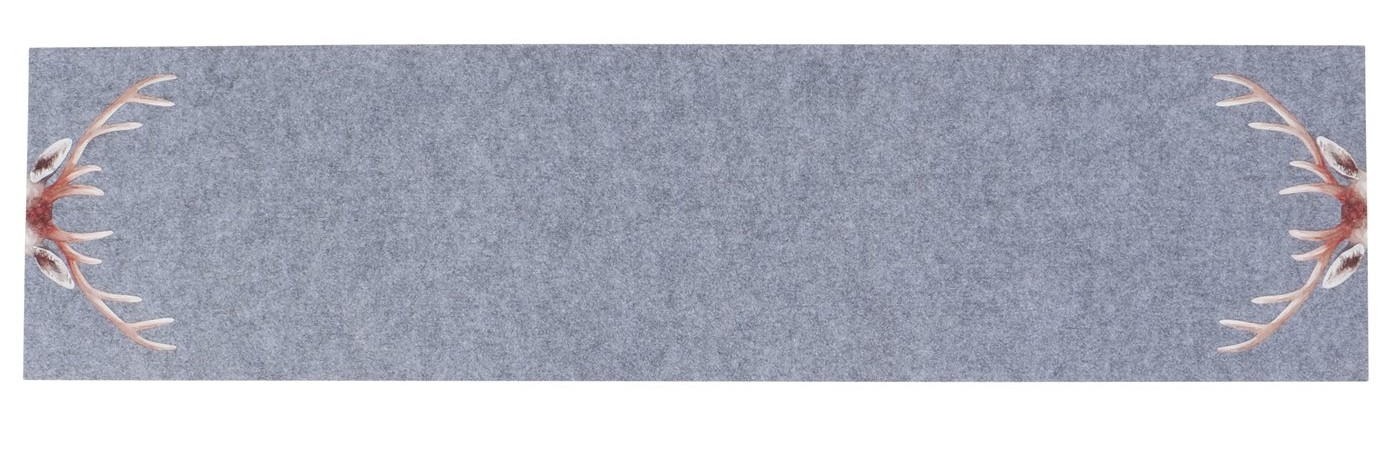 716 Läufer Aspen aus Filz grau